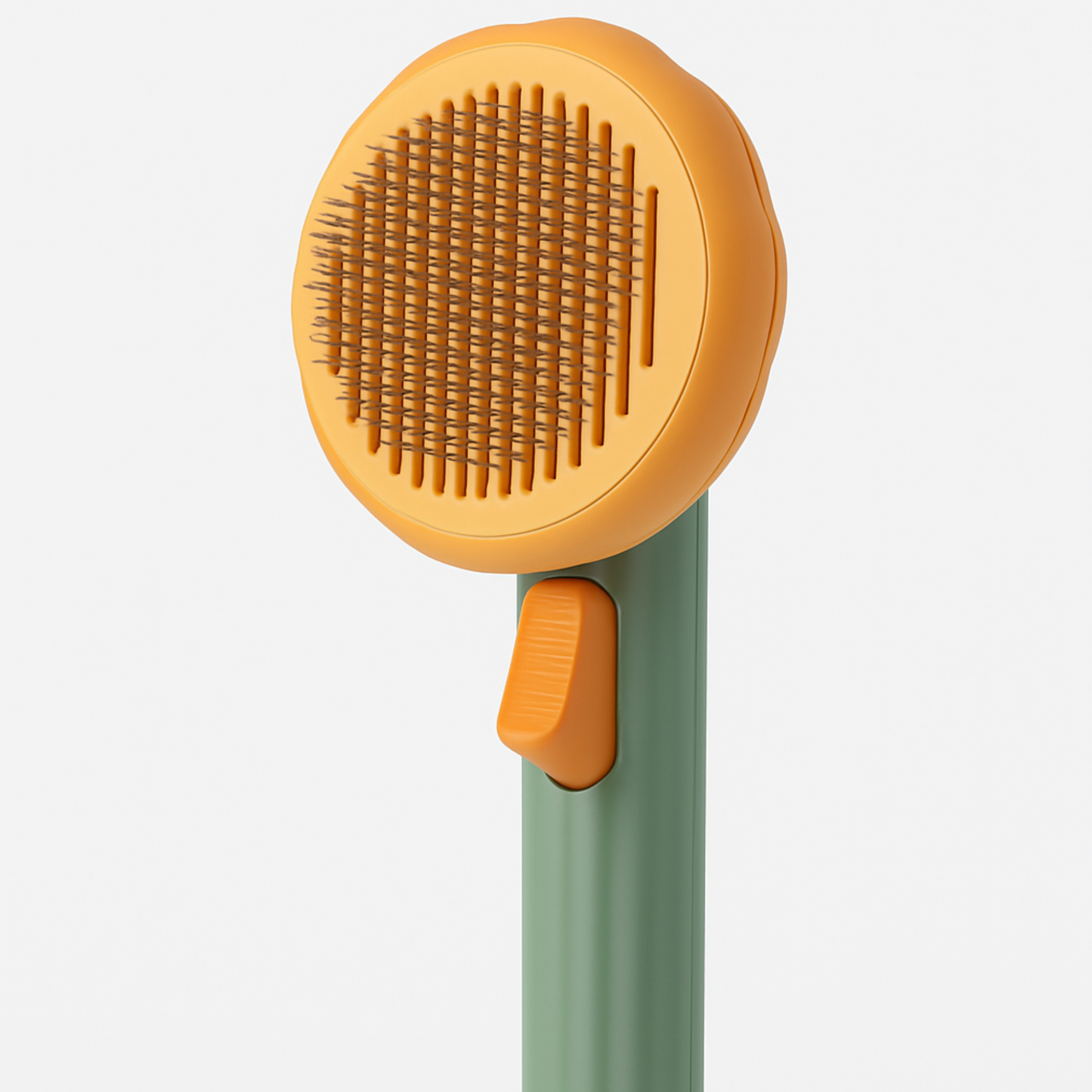Furview Pumpkin Self-Cleaning Brush – Gentle Grooming for Cats & Dogs