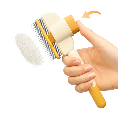 Furview One-Click Self-Cleaning Pet Comb