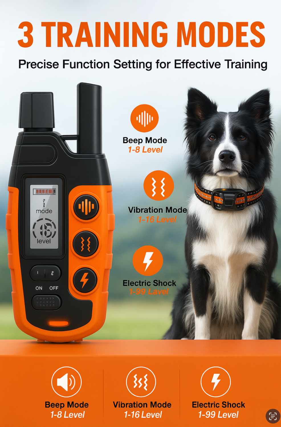 Furview 3300ft AlphaTrainer – Dog Training Remote & Collar